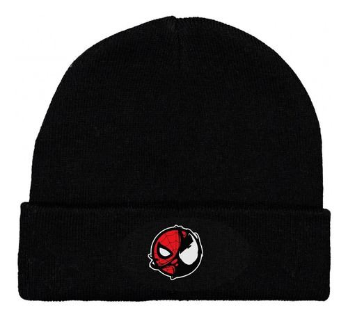 Gorro Lana Beanie Pasamontañas Spiderman Logo Cara Phr