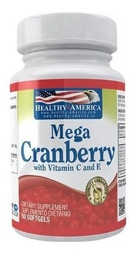 Mega Cranberry - Vitamina C & E 60 - Unidad a $1165