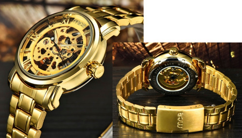 Imagen 1 de 7 de Reloj Daytona Mce Esqueleto Mecánico Automatico Skeleton