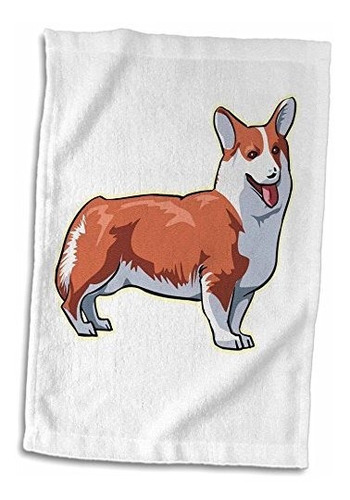 Toalla De Corgi Galés Pembroke Con Forma De Canino Lindo Y T