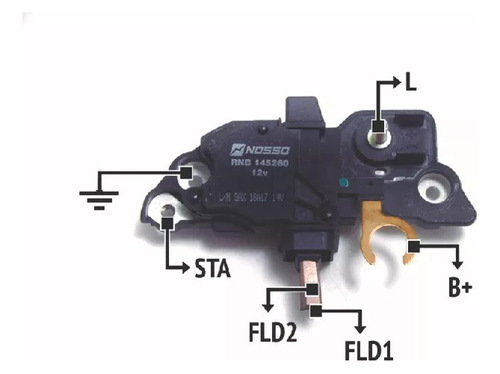 Regulador De Voltaje Sistema Bosch 500, Ducato, Fiorino,idea