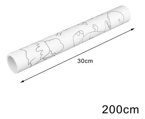 Rollo De Papel De Dibujo For Niños Dinosaurio Temático