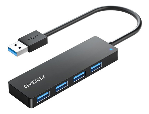 Byeasy - Hub Usb 3.0 De 4 Puertos, Concentrador De Datos Por