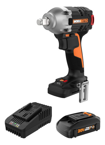 Worx Nitro Wx272l - Llave De Impacto Inalmbrica De 20 V Powe