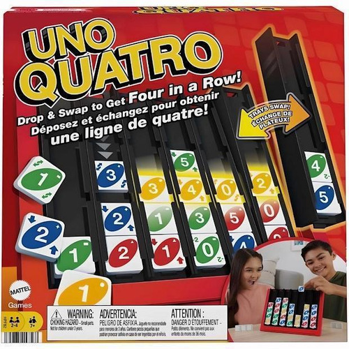 Jogo Diverso De Cartas Uno Quatro Hpf82 Mattel