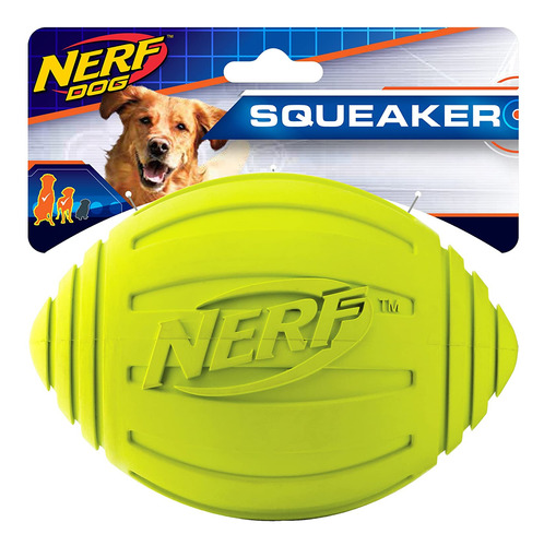 Juguete Para Perros Nerf Dog Ridged Squeak Football, Color V