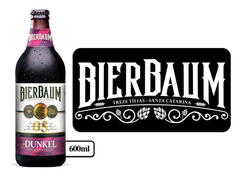Cerveja artesanal Bierbaum Dunkelpreta 600ml
