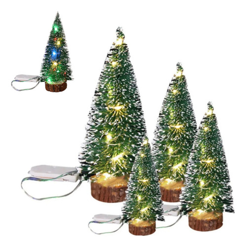 Árbol De Navidad Que Brilla En La Oscuridad, 4 Piezas, Decor