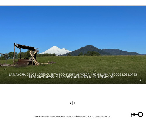 Parcela En Venta - Nevados Del Llaima