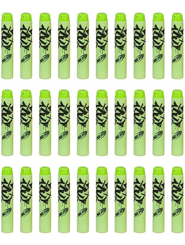 Nerf Zombi Strike - Juego De 30 Dardos De Recambio, Multicol