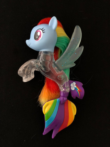 Rainbow Dash Agua Pony De Mar Sirena My Little Pony (Usado)