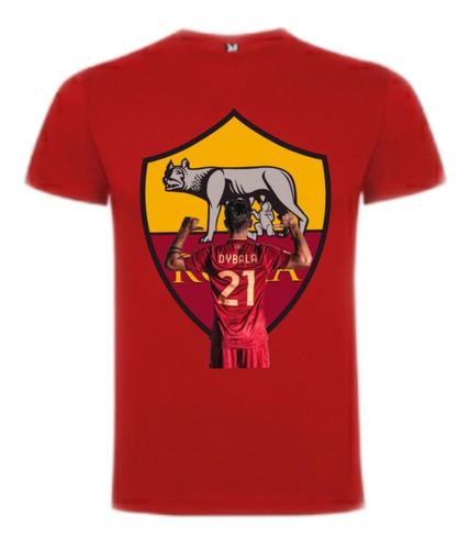 Polera Paulo Dybala La Roma 2022-2023 Algodón