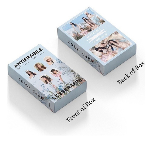 55 Photocards Le Sserafin - Edición Antifragile