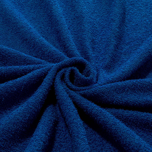 Tecido Felpudo Atoalhado 100% Algodão Azul Royal
