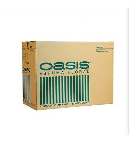 Caja De Oasis Con 48 Pzas. Espuma Floral