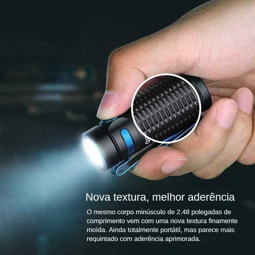Lanterna Olight Baton 3 Case Recarga 1200 Lumens Aluminum