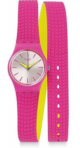 Reloj Mujer Swatch Fioccorosa Silicona Lp143