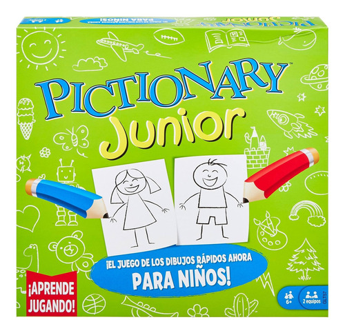 Juego De Mesa Pictionary Junior Mattel