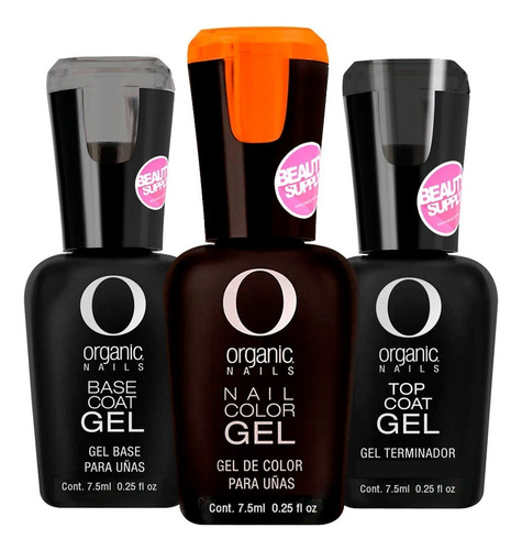 Esmalte de uñas color Organic Nails de 22.5mL - Pack de 3 unidades color 129