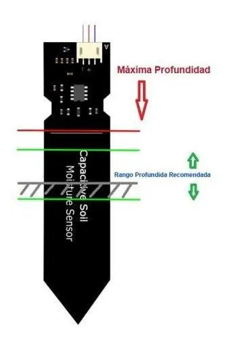 Sensor Capacitivo De Humedad De Suelo