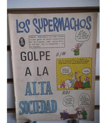 Comic Los Supermachos 281 Editorial Posada Vintage 