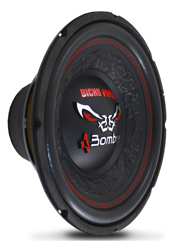 2 Subwoofers 12 Polegadas 4 Ohms Bicho Papão Bomber 1200 Rms