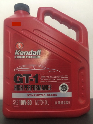 Aceite Kendall 10w30 Sintético Galon - Vehiculos/gasolina