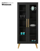 Comprar Vitrina Cristalero Nordico Escandinavo Serus Windsor