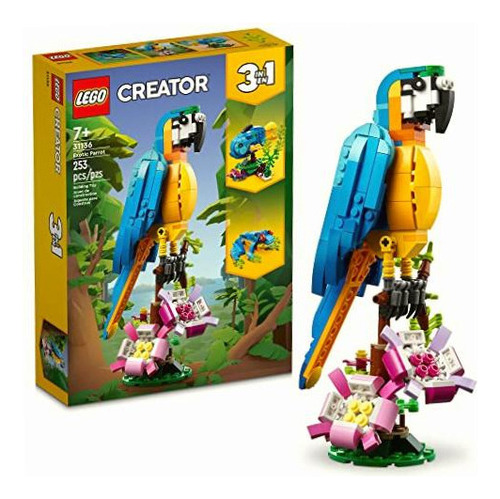 Kit Lego Lego Creator 31136 Perico Exótico 253 Pz