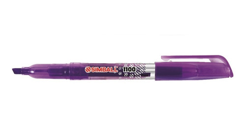 Resaltador Marcador Simball 1100 Violeta Fluo