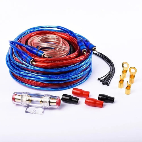 Kit Cables Instalación Potencia 4 Gauge Reales Sub Woofer