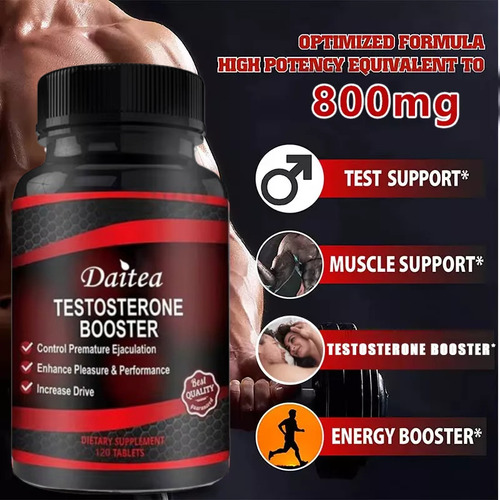 Potenciador De Testosterona Mayor Energia Y Potencia Sexual Sabor Sin Sabor