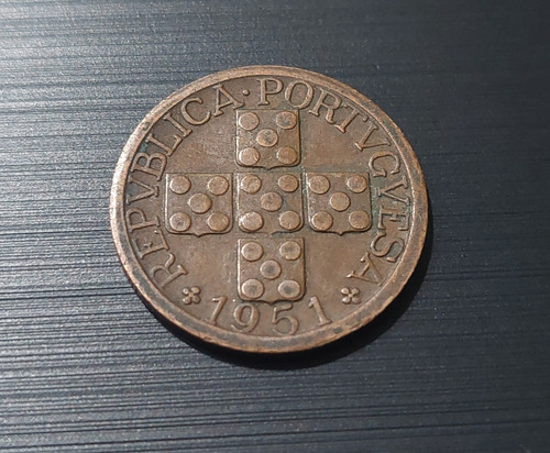 Moneda 20 Centavos  Portugal 1951 Bronce
