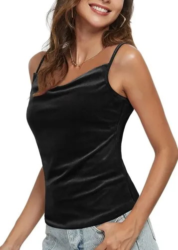 Blusa negra online terciopelo
