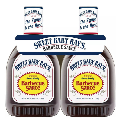 2 Sweet Baby Ray's Barbecue Sauce  1.13 Kg C/u Bbq