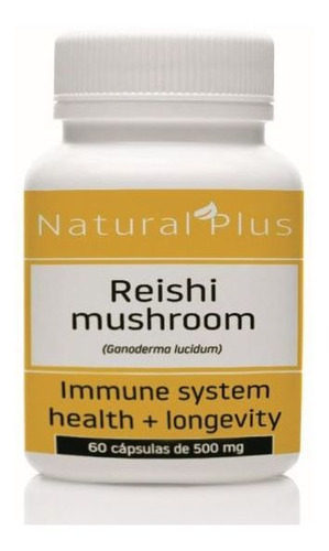 Hongo Reishi (ganoderma Lucidum) 60 Cápsulas De 500mg