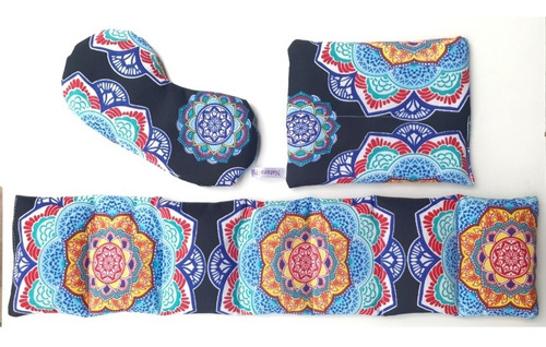 Imagen 4 de 10 de Almohadillas Termicas Semillas Trio: Cuello Antifaz Multiuso