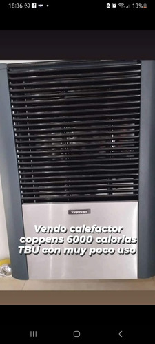 Calefactor Coppens Tbu 6000 Calorías 