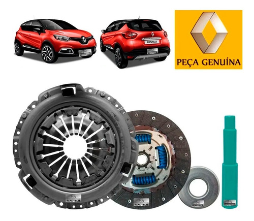 Kit Embreagem Plato Disco Captur 2.0 16v 16 Acima 302051060r