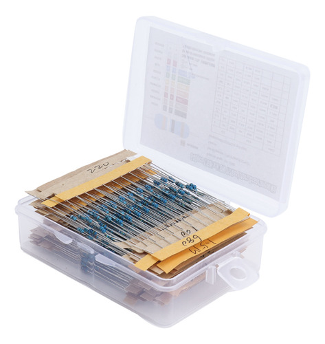 Resistor De Bricolaje, 640 Piezas, 64 Valores, 1%, Película