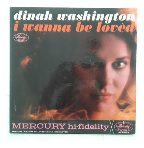 Lp Vinil (vg+) Dinah Washington I Wanna Be Loved Ed 1962 Eua