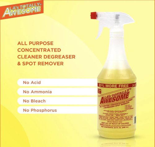 Desengrasante Multi Uso Awesome 696 Ml Original 5 Piesas