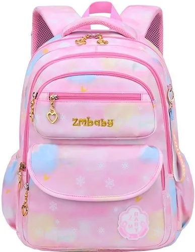 Mochilas para niñas, mochila juvenil para niñas, mochila para niños con  compartimentos, bolsa de escuela primaria para niñas, Rosado, Mochilas tipo