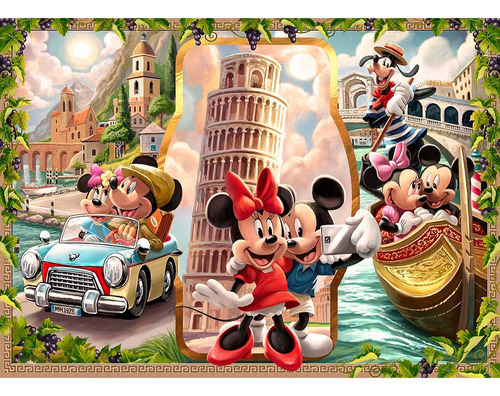 Rompecabezas Puzzle Ravensburger Mickey Por Europa 1000 Pz