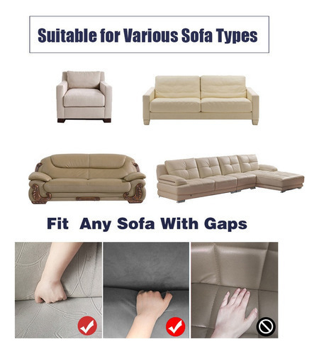 Funda Elástica De Sofá Protector De Sillón 3 Plazas Lavable