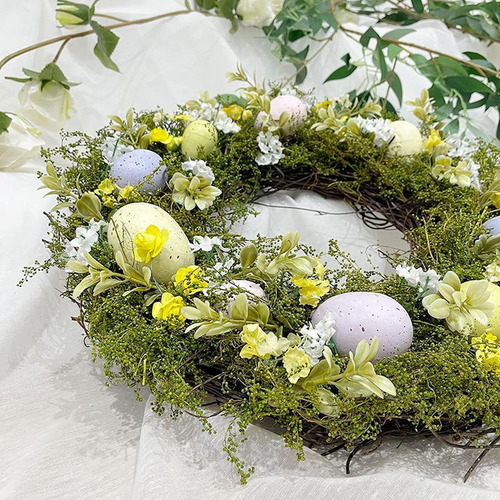Guirnalda De Huevo De Pascua De Primavera 35cm Guirnalda