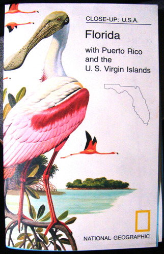 Mapa Nat Geo Florida Usa Estados Unidos Puerto Rico Caribe