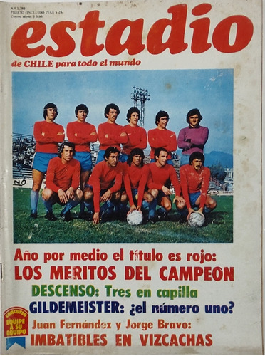 Revista Estadio N°1793 Los Méritos Del Campeón (ee162