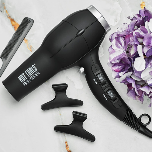 Secador De Pelo Hot Tools Pro Artist 1875w Turbo Ionic (negr