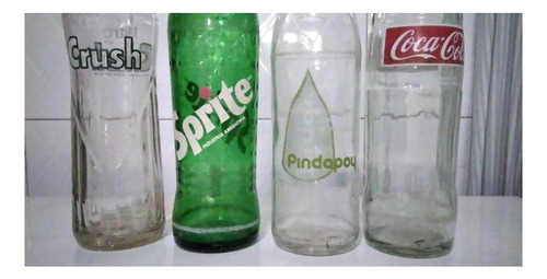 Botellas Gaseosas Antiguas Pindy Cocacola Crush Lote (Usado)